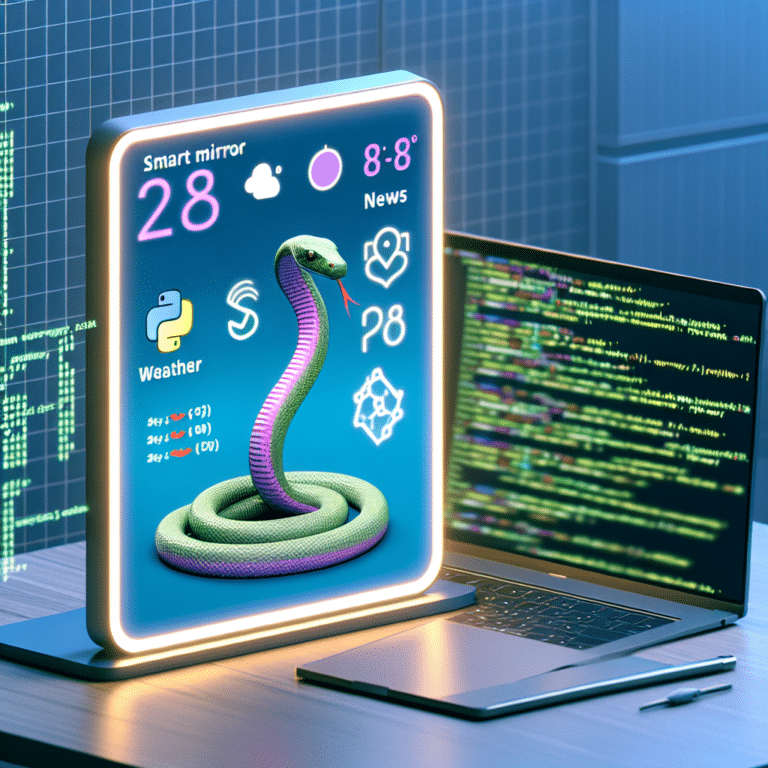 Using Python to Control Smart Mirror Sensors