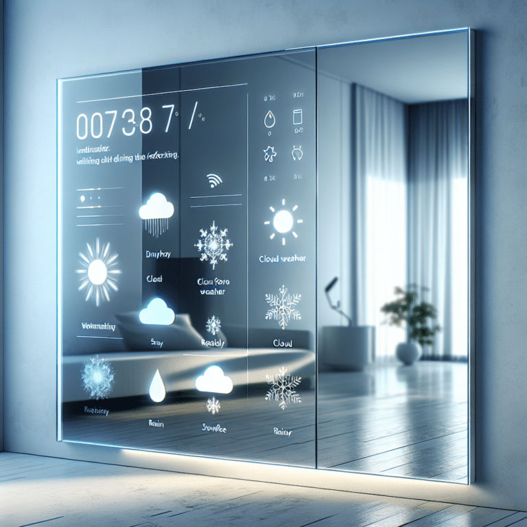 Smart Mirror Software for Displaying Weather