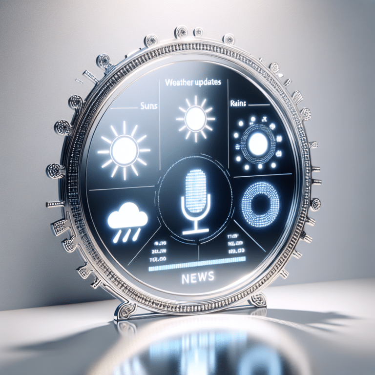 Magic Mirror with Weather and News Updates