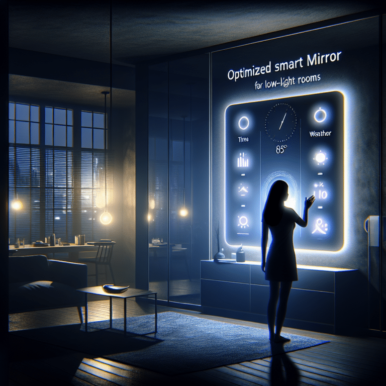 Optimizing Smart Mirrors for Low-Light Rooms