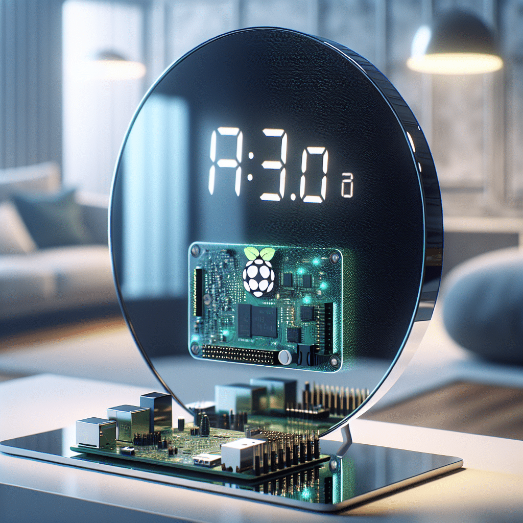 Raspberry Pi Smart Mirror Clock Project - Minot Theater