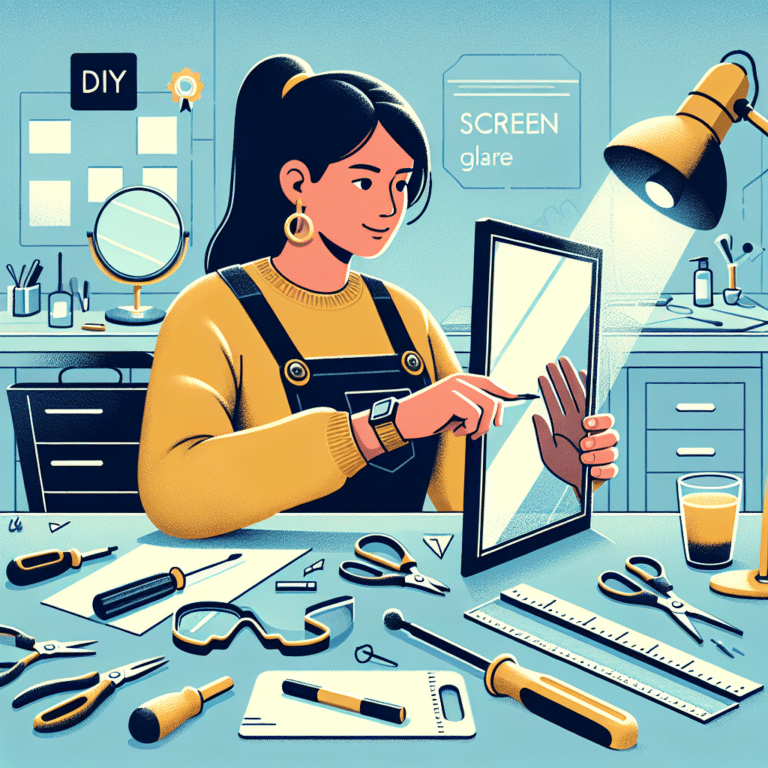 Preventing Screen Glare in DIY Mirrors