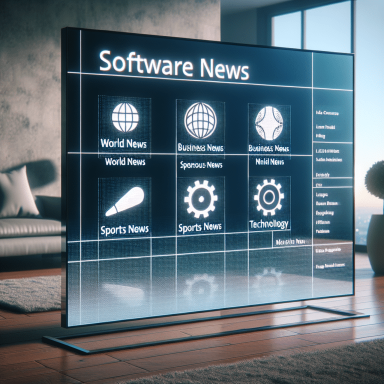 Software to Display News on a Smart Mirror