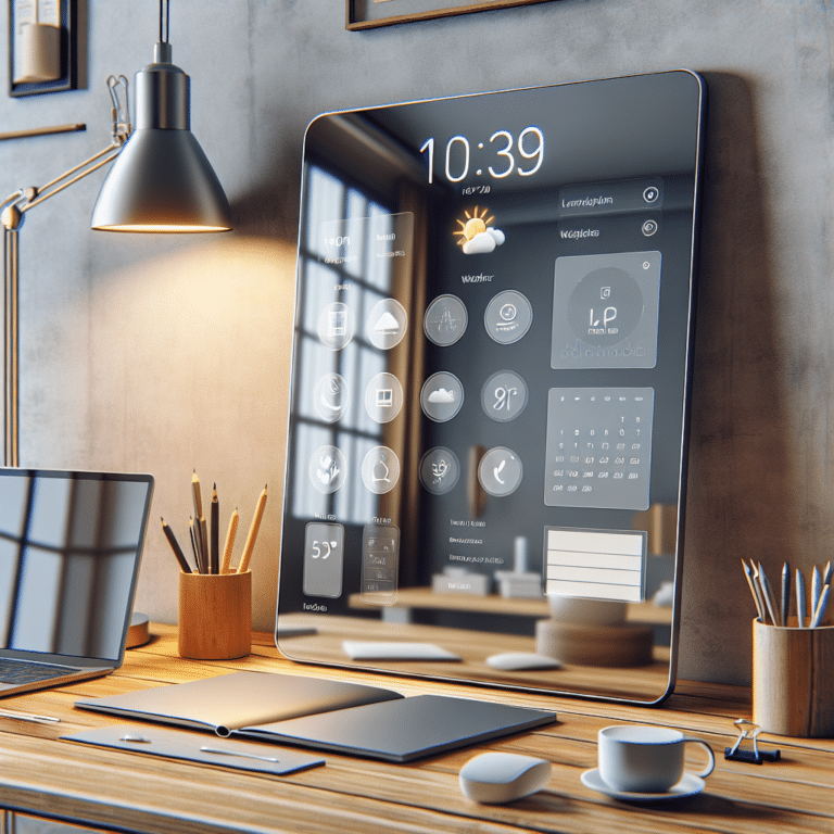 Smart Mirror Project for Home Office