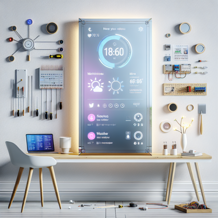 Beginner-friendly Smart Mirror Projects
