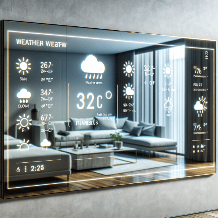 Smart Mirror Software for Displaying Weather