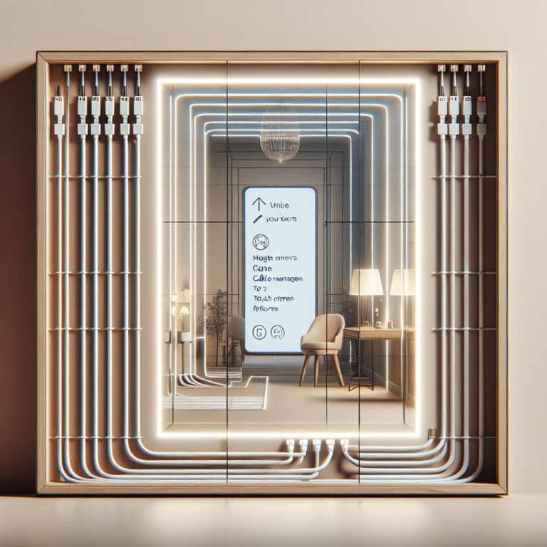 Best Cable Management Tips for Smart Mirrors