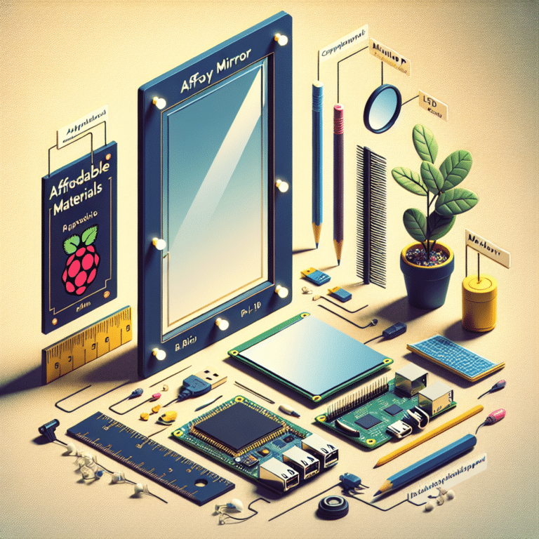  "Affordable Components for Building a Smart Mirror