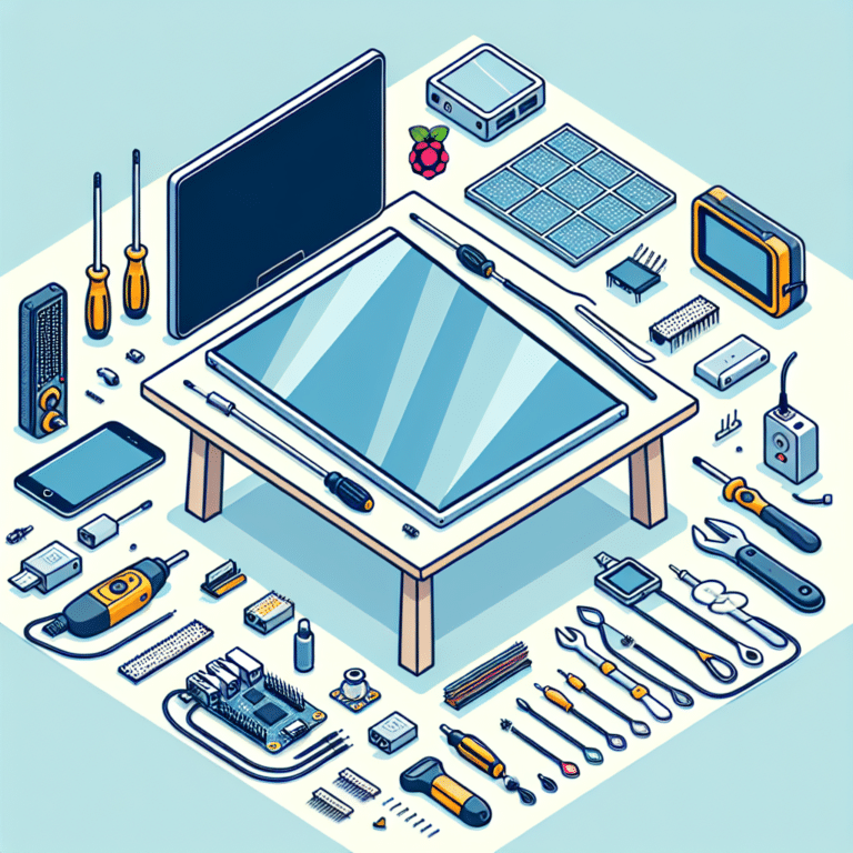 Tools Required for Smart Mirror Assembly