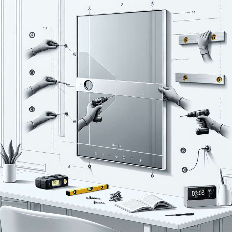 Mounting Tips for Wall-Mounted Smart Mirrors
